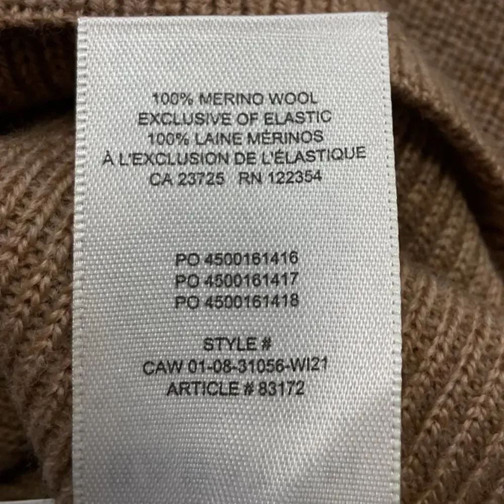 Babaton Cozy Heather Gold Camel Maclean Sweater Dress Size 2
